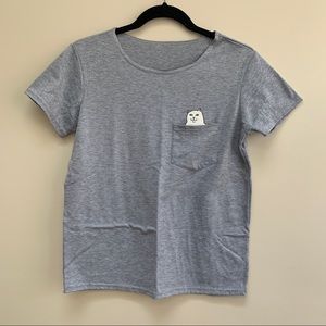 Grey cat shirt